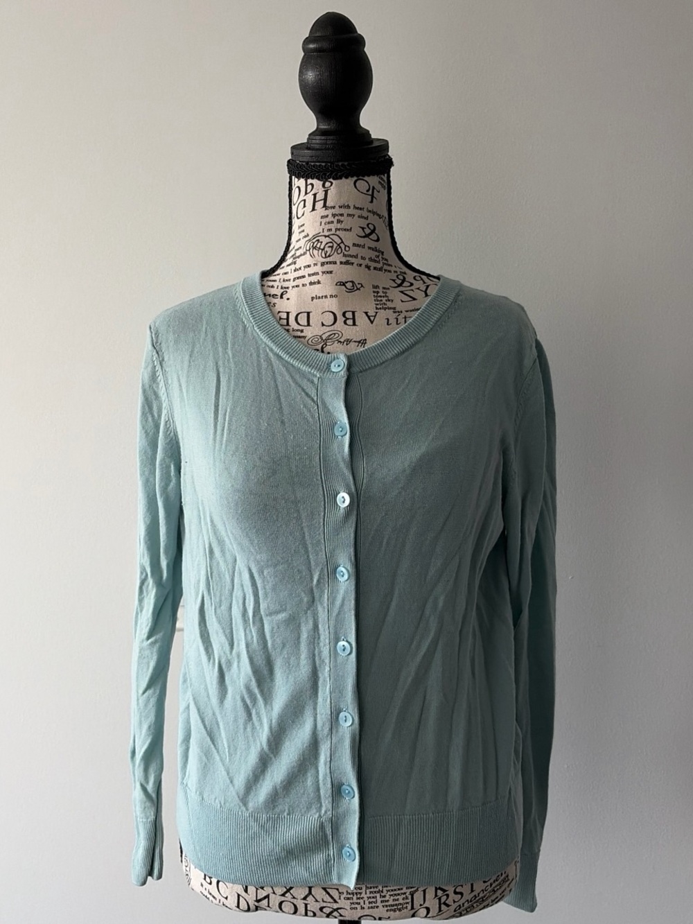 Uniqlo Light Blue Button-Front Women's Cardigan